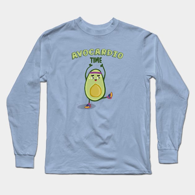 AVOCARDIO Long Sleeve T-Shirt by CoriDesign